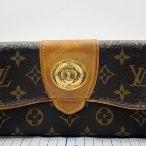 Louis Vuitton 269Boetie Wallet Monogram & Vachetta Leather Turn Lock.Code:CA2190